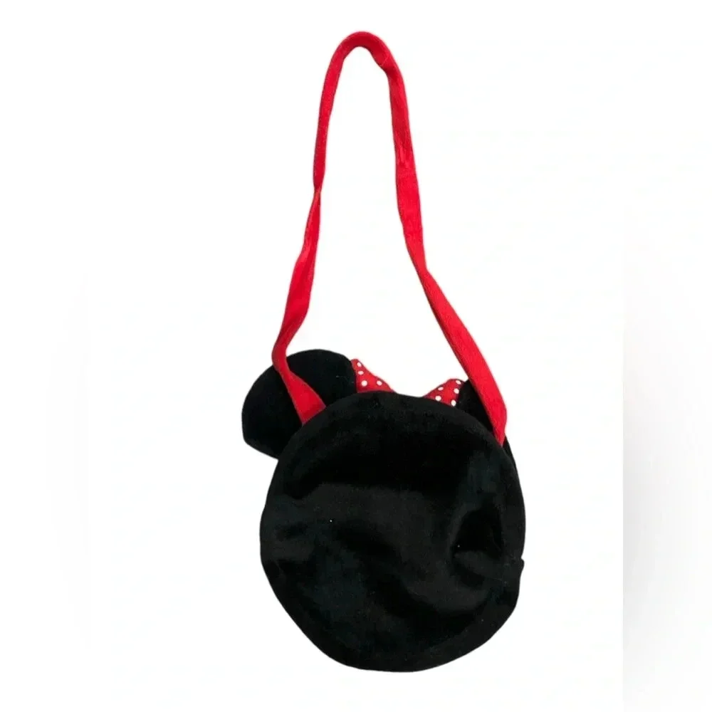 Disney Mickey’s Stuff for Kids - Minnie Mouse Plush Head Zip-Up Purse for Kids